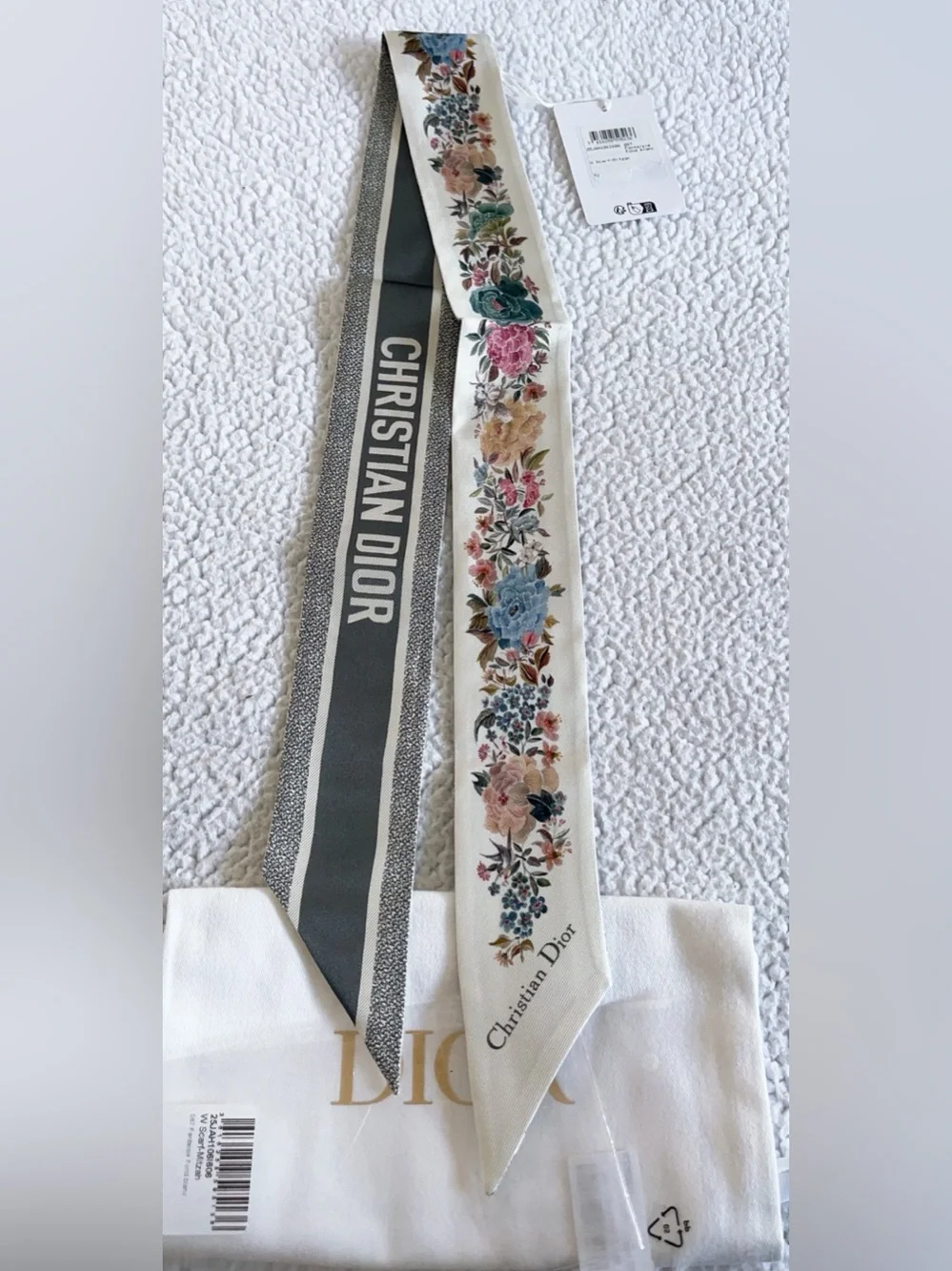 Dior Jardin D’hiver Mitzah Silk Scarf